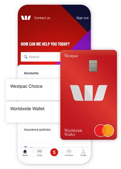 westpac wallet card.